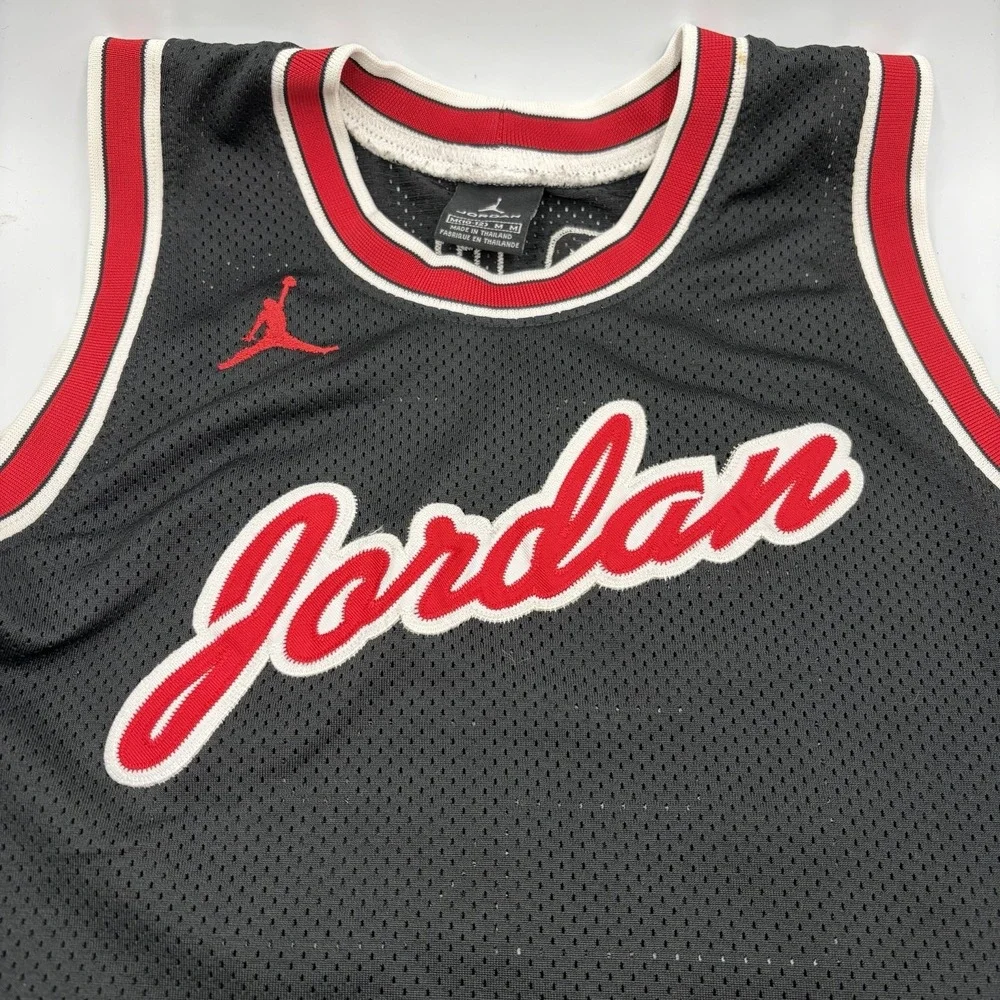 Vintage Nike Air Jordan Michael Jordan Basketball Jersey Size Boys Medium 10/12